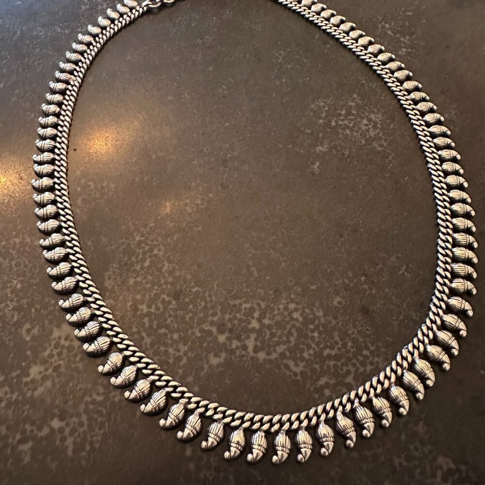 Silver Tribal Necklace